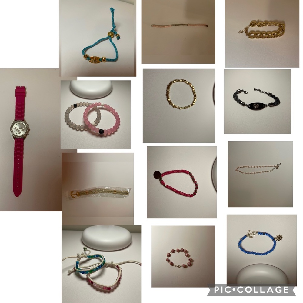 14 Bracelets + 1 Watch Bundle